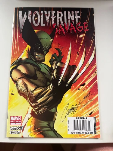 Wolverine : Savage 2010 J. Scott Campbell cover Extremely Rare Newsstand variant
