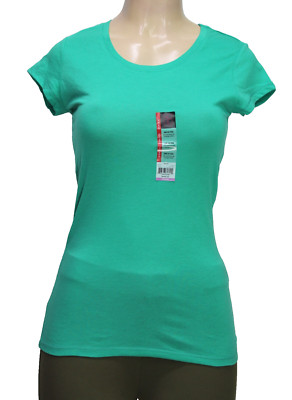No Boundaries Juniors Crew Neck Tee Short Sleeve Green Size S (3-5)