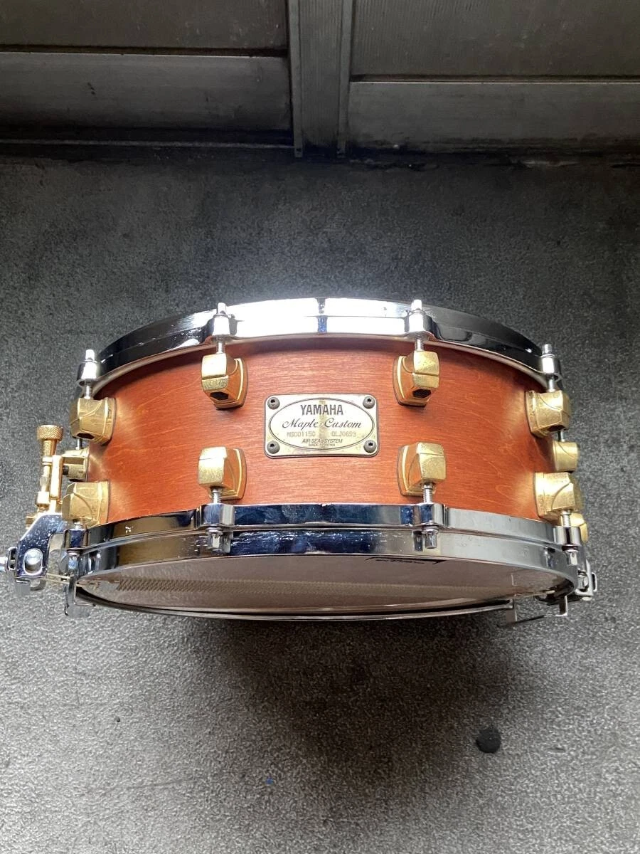 YAMAHA MSD0115C Maple Custom Snare Drum Rare 14”×5.5” Made in Japan