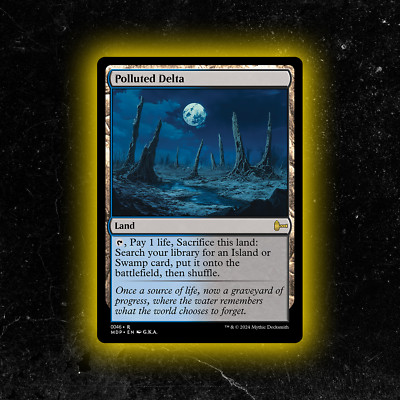 Polluted Delta - Custom Magic: The Gathering Card - High-Quality