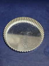 Vintage Tart Quiche Pie Pan With Removable Base  9"X 1"