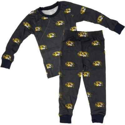 Kids Missouri Tigers Mizzou Matching PJs Family Matching Pajamas