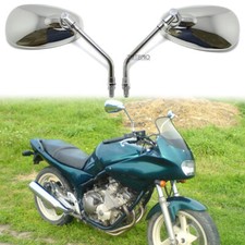 Chrome 10mm Motorcycle Rear View Mirrors For Yamaha XJ 400 550 600 650 700 750
