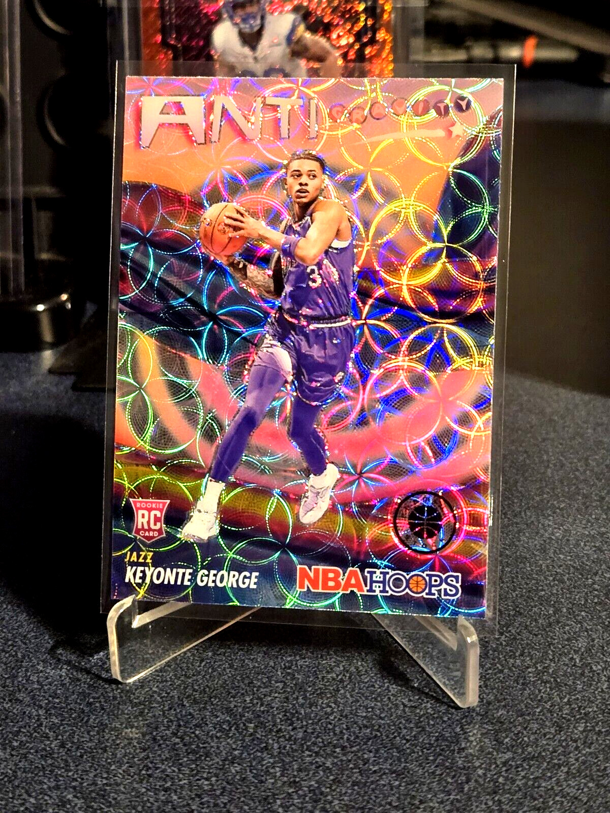 Keyonte George 2023-24 Panini Premium Stock Choice Anti Gravity NBA Hoops RC #15