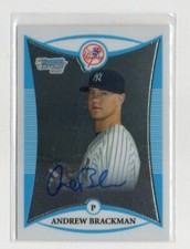 Andrew Brackman 2008 Bowman Chrome 1ST ROOKIE RC AUTOGRAPH #BCP271 YANKEES