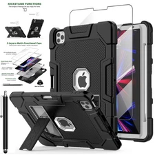 For iPad Pro 11" 4th/3rd Generation( 2021&2022) Case Heavy Duty Shockproof Cover