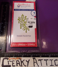 FANTASTIC FLOURISH FOUR VINE 1 DIE CUT EMBOSS SPELLBINDERS DLITES CREAKYATTIC