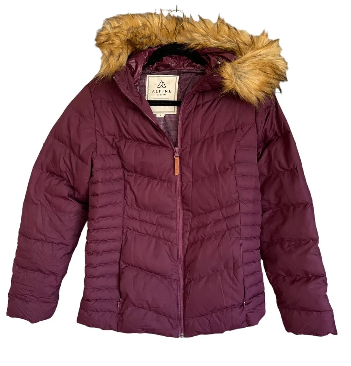 ALPINE DESIGN Women's Laurel Ridge Down Jacket Dark Purple Coat EUC - Small  S | eBay
