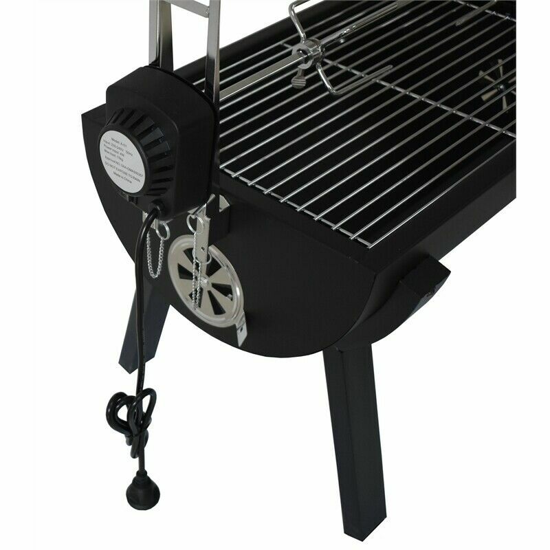 Jumbuck Rondo Electric Spit Charcoal Roaster BBQ Rotisserie Grill