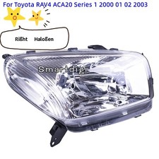 Right Halogen Head Light For 2001-2003 Toyota RAV4 Front Lamp ACA20 Series 1 AU