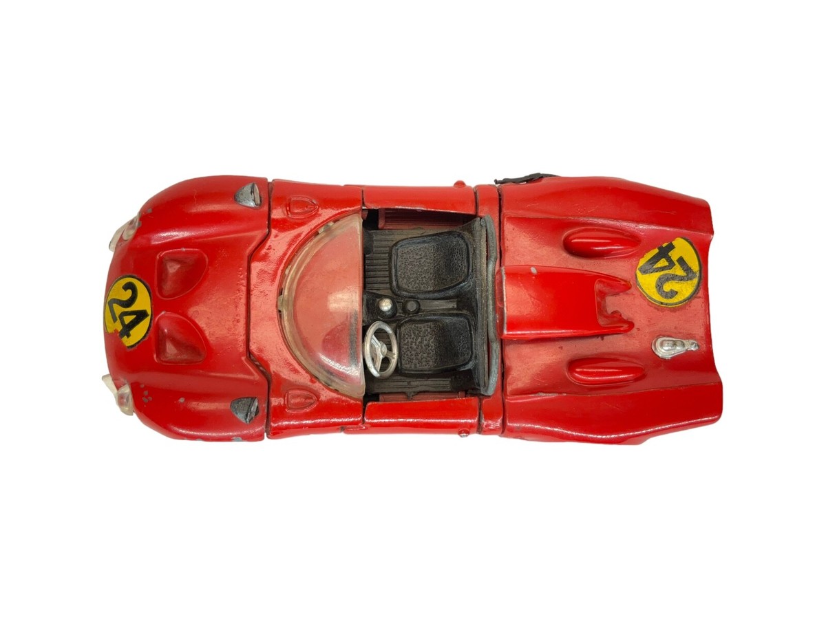 Mercury 1/43 Alfa Romeo 33 #1 Rouge - Voiture Miniature Vintage Tôle