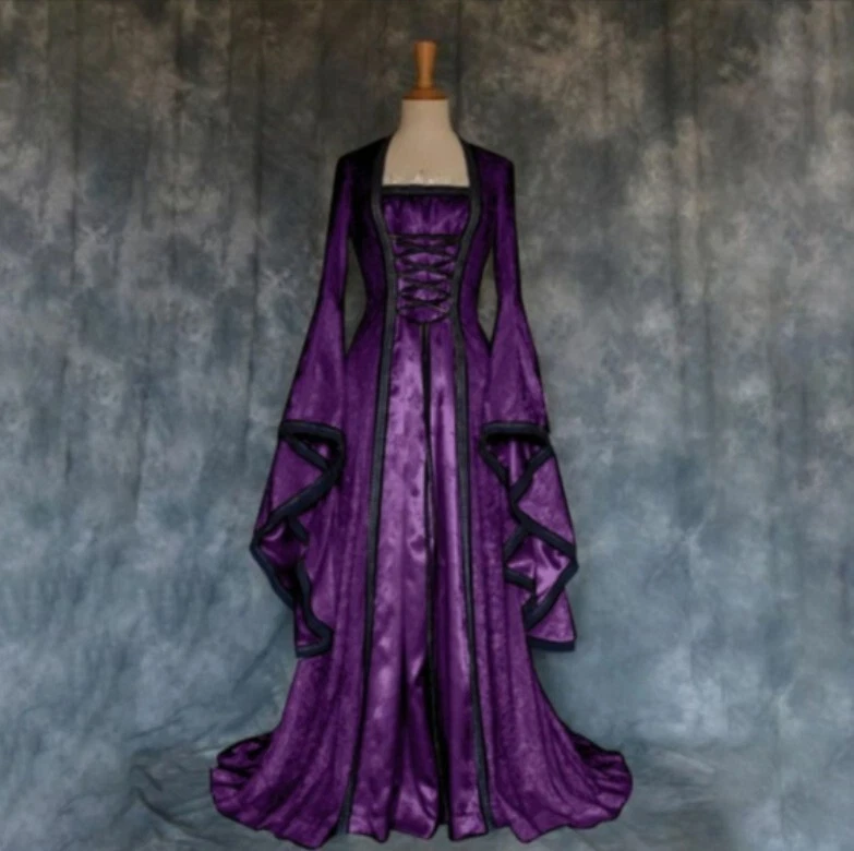 Witch Purple Dress Costumes for Women for sale | eBay