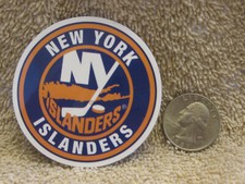 Hockey small sticker sports NEW New York Islanders team logo
