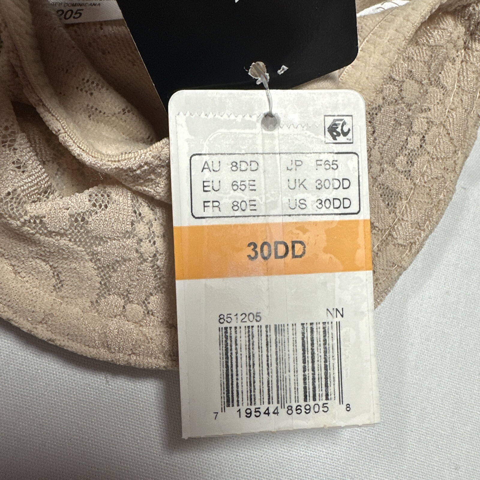 Wacoal Bra Underwire 30DD Lace Non Padded Converts To Racerback Full ...