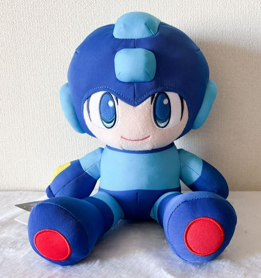 Mega Man Rockman M Plush Doll Stuffed Toy Medium Size 22cm SEGA