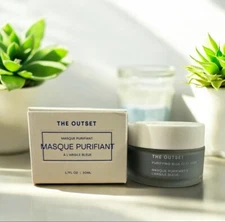 THE OUTSET PURIFYING BLUE CLAY MASK 1.7 Fl Oz 50 Ml