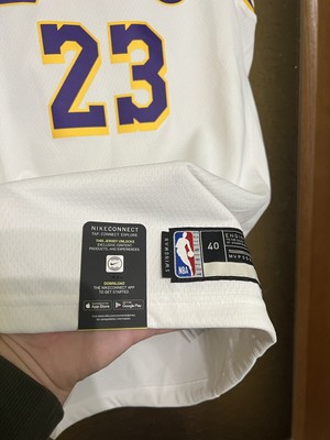 LOS ANGELES LAKERS #23 LEBRON JAMES ICON EDITION SWINGMAN