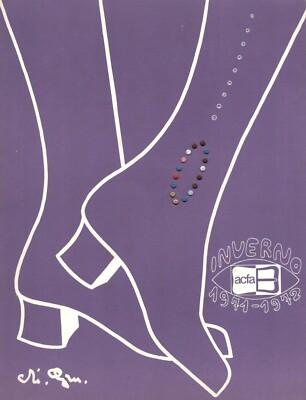 ACFA ZUBEHÖR SCHUHE SCHNALLEN VERWANDT KATALOG WINTER 1971 - 1972 Schuhe Shoes