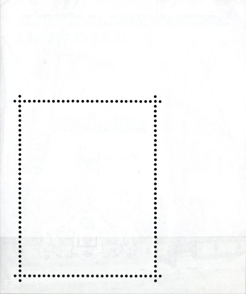 RUMANÍA 2003 MUSEO NACIONAL BUCAREST HOJA DE RECUERDO SELLO ÚNICO MNH Foto 3 de 3