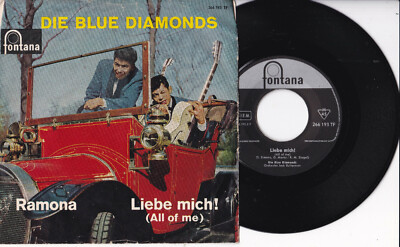 Die Blue Diamonds -Ramona / Liebe Mich!- 7'' 45 Fontana (266 193 TF)