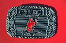 Pendleton Whisky 2025 Let er Buck Belt Buckle Rodeo Montana Silversmiths Whiskey