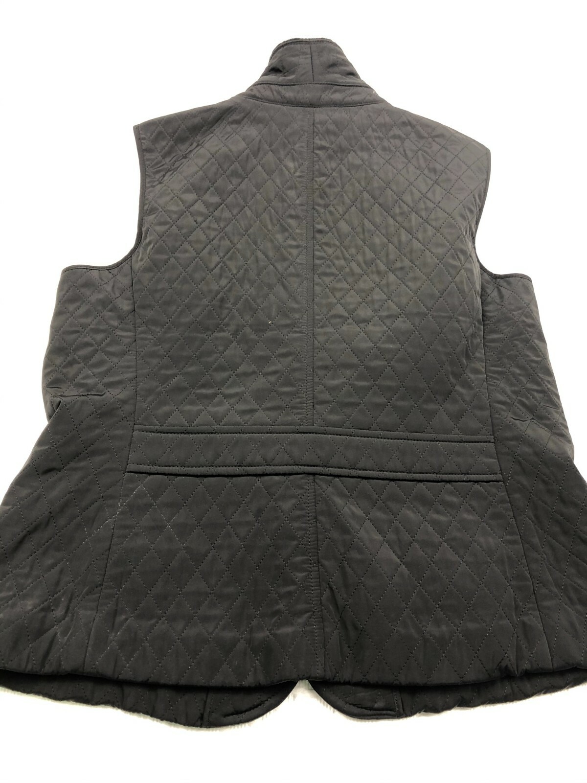 TALBOTS Black Polyester Vest - Medium - image 4