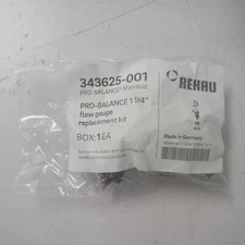Rehau Pro-Balance 1-1/4" Stainless Steel Mainfold Flow Gauge Kit  343625-001