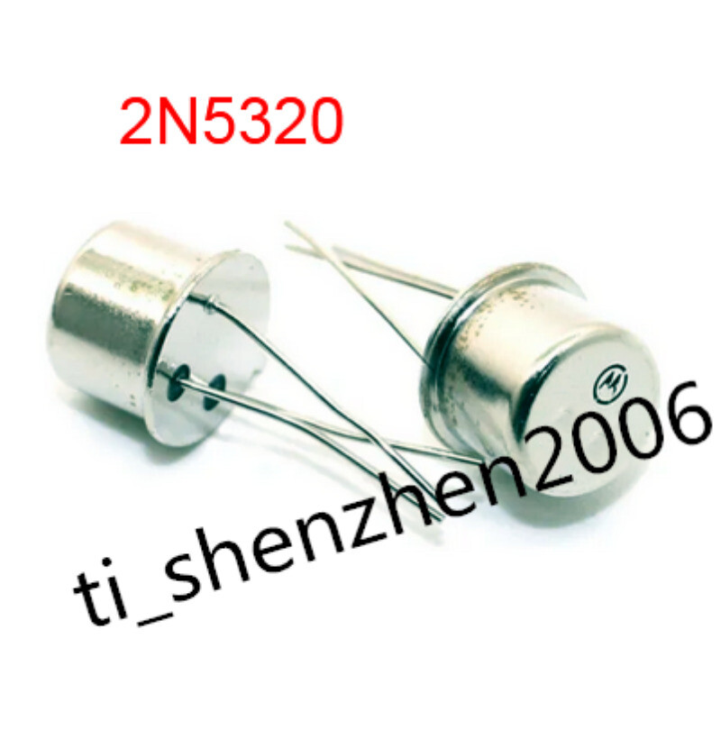 10pcs 2N5320 Transistors By MOTOROLA - TO-39 Package, Brand New Bulk Pack