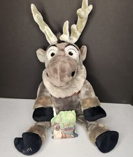 Disney Frozen Sven Scentsy Buddy Plush with Fearless Scent Pak Reindeer EUC