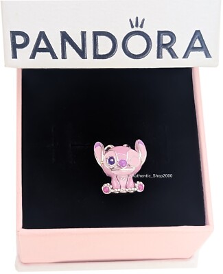 New 100% Authentic PANDORA 925 Disney Lilo & Stitch Pink Angel