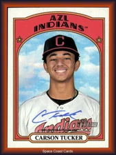 2021 Topps Heritage Minor League Autograph Carson Tucker #ROA-CT Rookie RC Auto