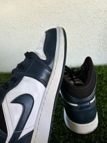 Nike Air Jordan 1 Mid GS Armory Navy 554725-411 Size 6.5Y DAMAGED PLEASE READ - Picture 9 of 15