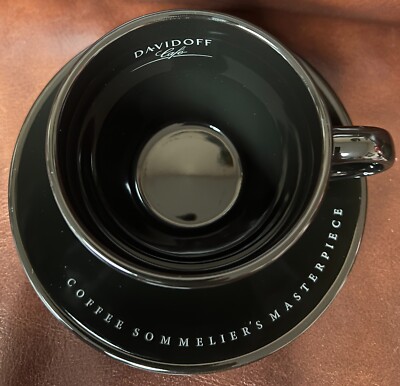Original DAVIDOFF CUP and SAUCER SET 6 OZ ~ 150ml Brand New Genuine MUST HAVE!!!