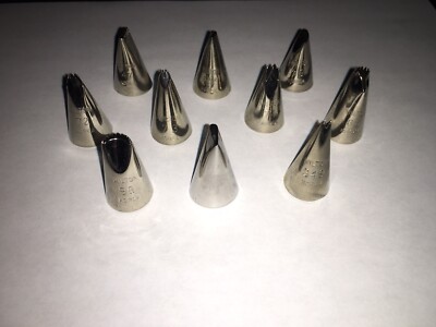 10 Wilton Cake Decorating Tips 47 59 59° 72 73 74 86 98 101 349