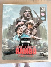 Rambo First Blood Zavvi Exclusive Deluxe Edition 4K UHD Steelbook Box Set OOP