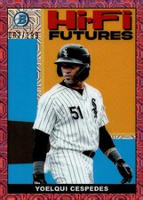2022 Bowman #HIFI-23 Yoelqui Cespedes Hi-Fi Futures Mojo Pink Refractors /199