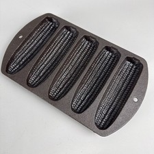 Vtg Lodge 527C2 Cast Iron Corn Bread Corn Stick Pan Mold Made in USA