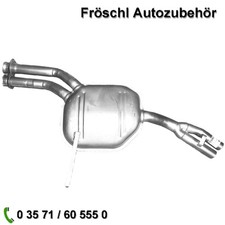 F&uuml;r Mercedes S-Klasse 300 SEL 3,0 W126 Mitteltopf Auspuff Auspuffanlage ##