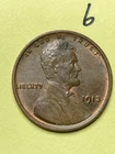 1913 LINCOLN WHEAT CENT,  high condition coin, XF-AU #6
