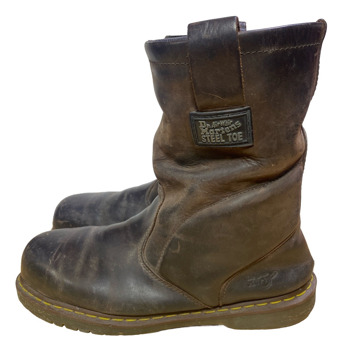 Dr Martens Icon 2295 leather steel toe pull on work boots size 14 Amazon.com | Dr. Martens, Men main image 3