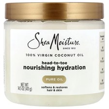 SheaMoisture 100 Extra Virgin Coconut Oil Soften  Restore Skin  Hair 14.5 oz