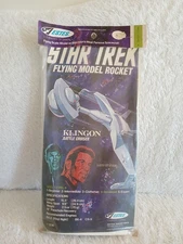 1975 Estes Star Trek Klingon Battle Cruiser Flying Model Rock Kit #1274 - Sealed