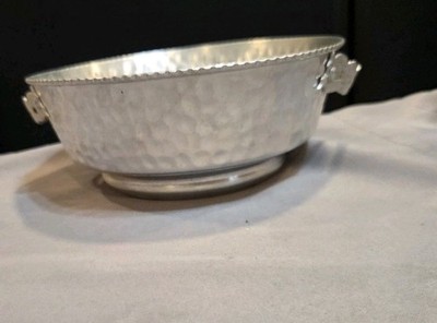 vintage hammered aluminum ice bucket