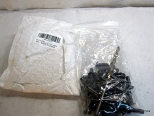 black 50Pack T316 Cable Railing Kit Protector Sleeves Protective Grommet