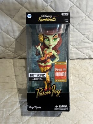 DC BOMBSHELLS HOT TOPIC POISON IVY  VINYL FIGURE CRYPTOZOIC SEALED READ INFO