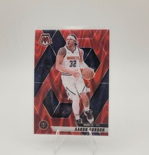 Aaron Gordon 2024-25 Mosaic Red Seismic Prizm /299 No.90 Denver Nuggets