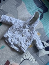 Vintage 0-3 Months Disney Baby Unisex Padded Winnie The Pooh Hooded Coat.
