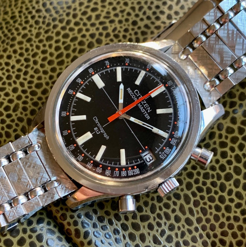 Citizen Recordmaster Flyback Chronograph Manual Wind Watch - Ref. 4-570014 Y