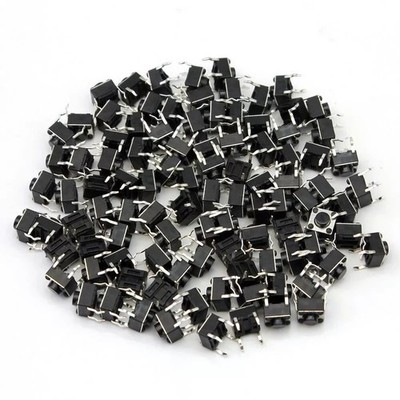 100pcs Micro switch push button 6 * 6 * 5 mm new good quality  YL #zc