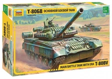 GSI Creos Zvezda 500783592-1:35 Model Building Russian Battle Tank T-80BV